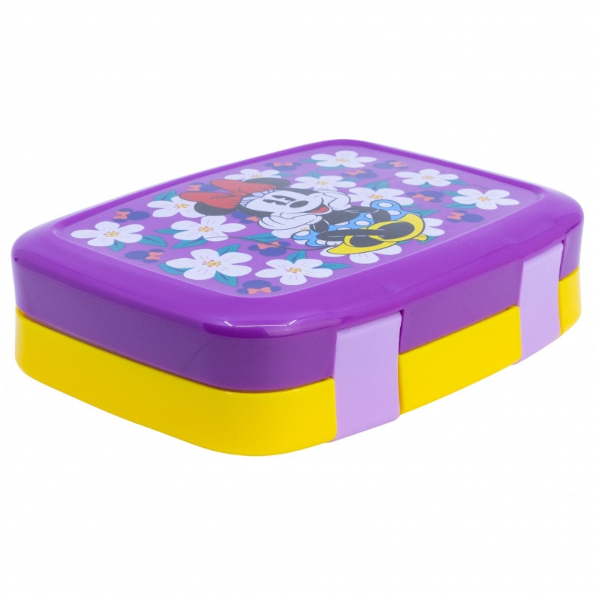 Storline Lunchbox Minnie Mouse Brotdose Kinder Lunchbox, Sandwichbox, Frühstücksbox, Plastik