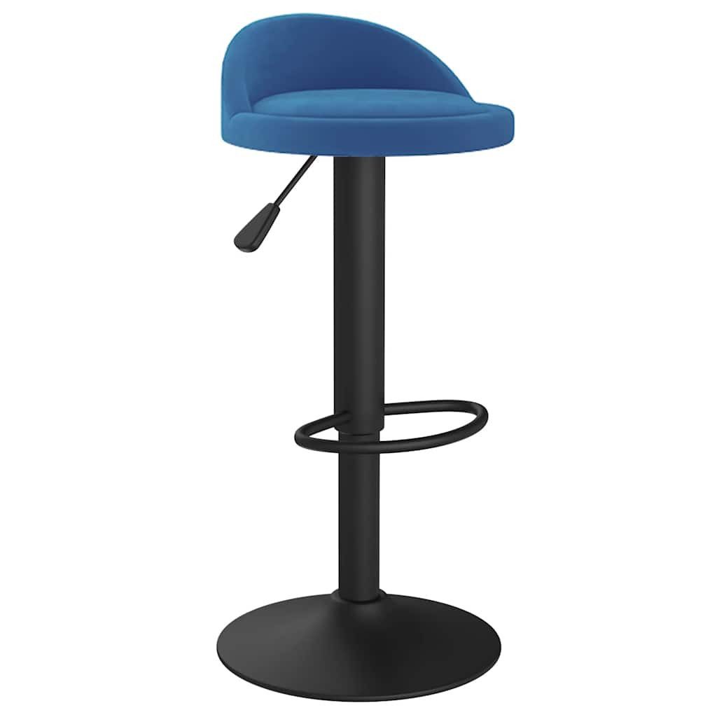 vidaXL Barhocker Barhocker Blau Samt (1 günstig online kaufen