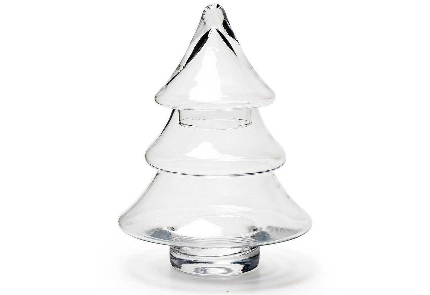 Annastore Vorratsglas Dekoglas Tannenbaum H 28 cm zum Öffnen und Selbstbefüllen Dekorieren