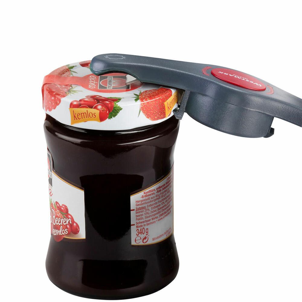 WESTMARK Flaschenöffner 2 Stück, Kombi-/Multi-Öffner, löst das Vakuum von Konservengläsern, ergonomisch geformt, spülmaschinengeeignet, vielfältig einsetzbar