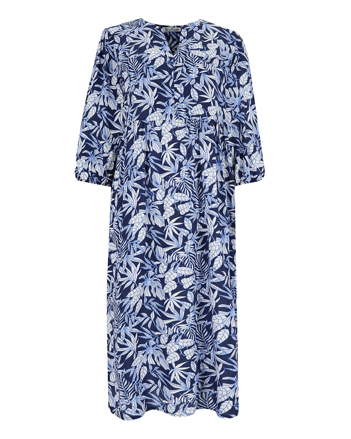 Sommerkleid Kleid Viskosebatist bedruckt 1/1 Arm
