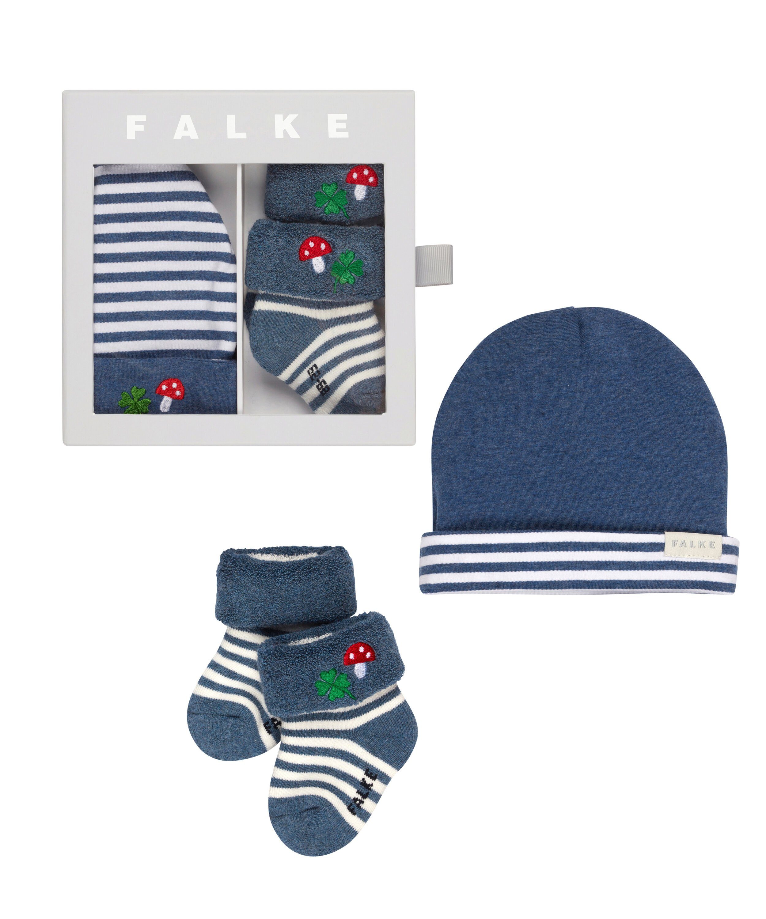 FALKE Socken Lucky Giftset (1-Paar) aus hautschmeichelnder Baumwolle