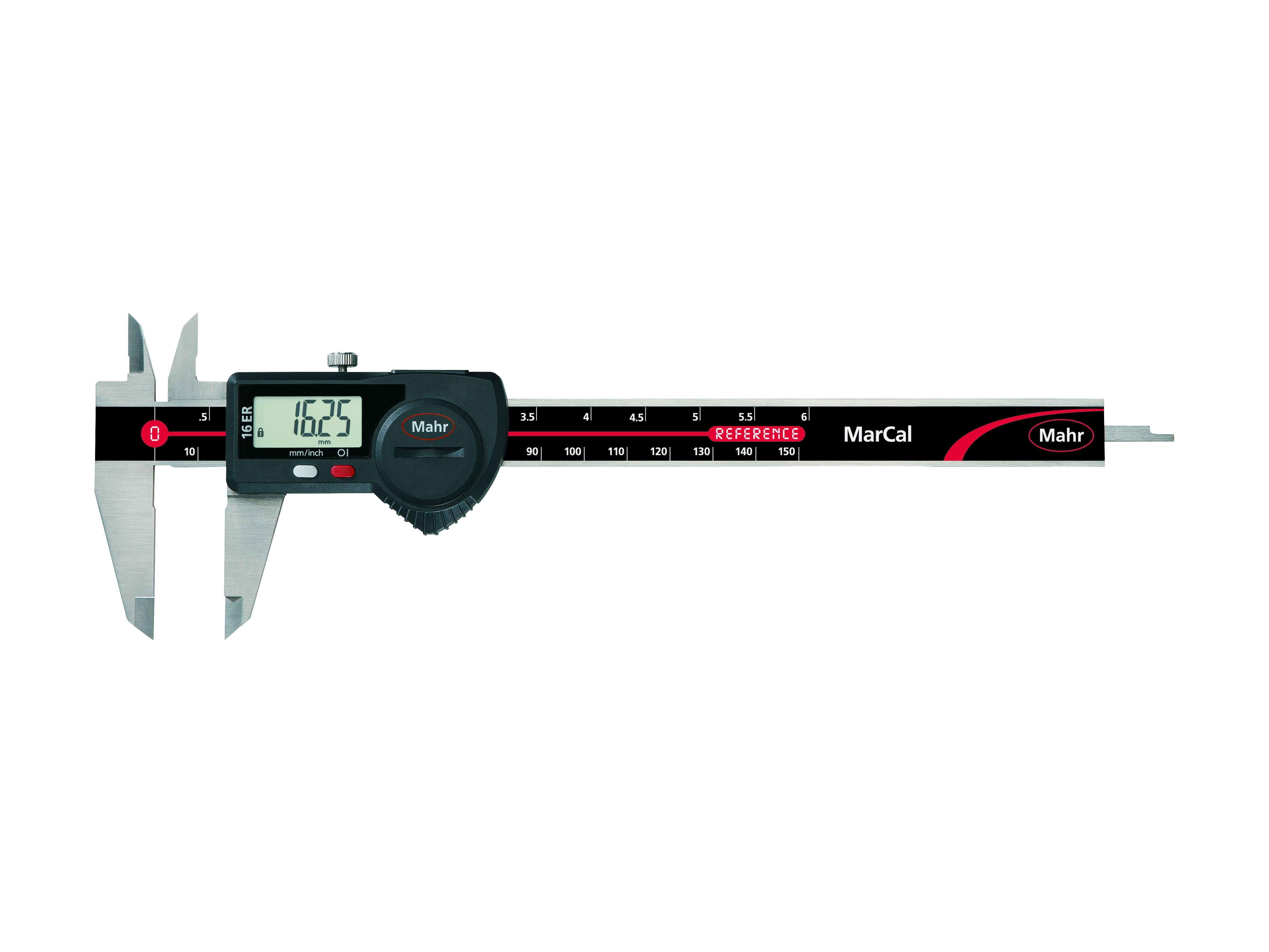 HELIOS PREISSER Messschieber Mahr MarCal 16 ER digitaler Messschieber Messbereich 0-150 mm, mit