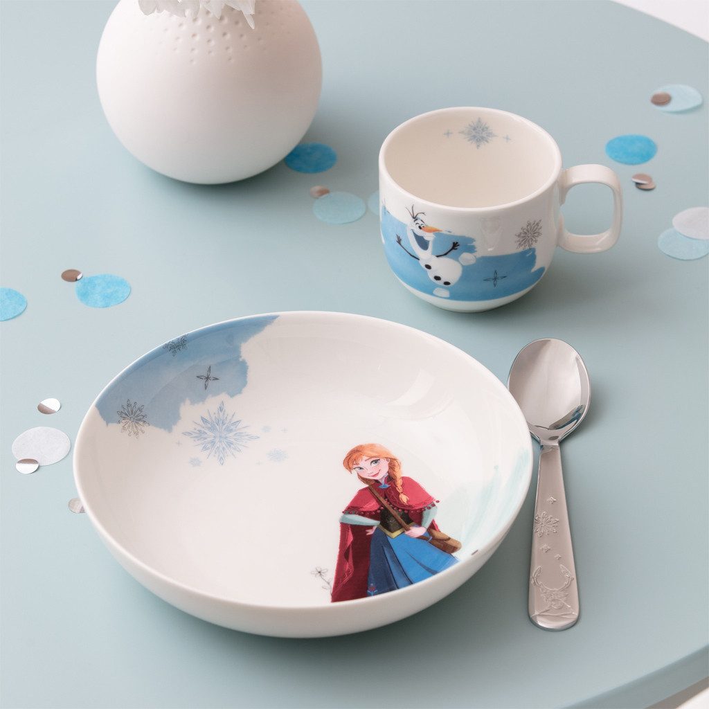 Villeroy & Boch Kindergeschirr-Set Disney Frozen Ess-Set 6er Set (6-tlg), Porzellan
