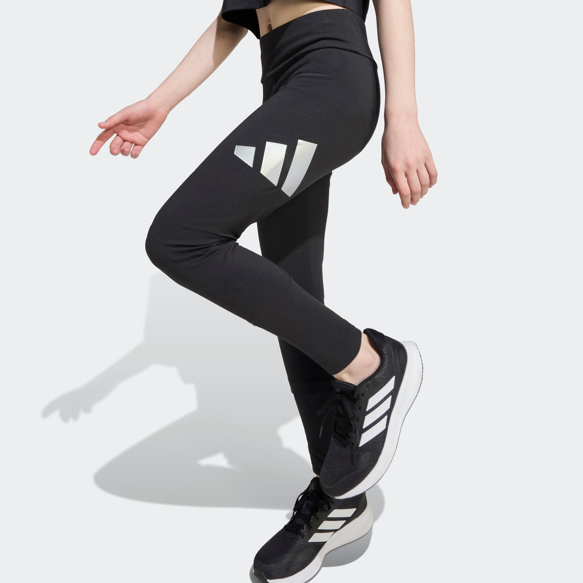 adidas Sportswear Leggings JG LEG für Kinder, sportlicher Stil, ohne Verschluss, aus Baumwolle