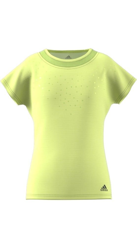 adidas Performance Tennisshirt Dotty #18 gelb Mädchen