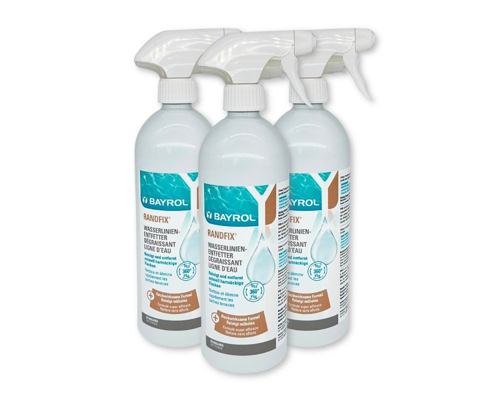 Bayrol Poolpflege BAYROL SET 3 x Randfix 0,70 Liter Spray für die Wasserlinie