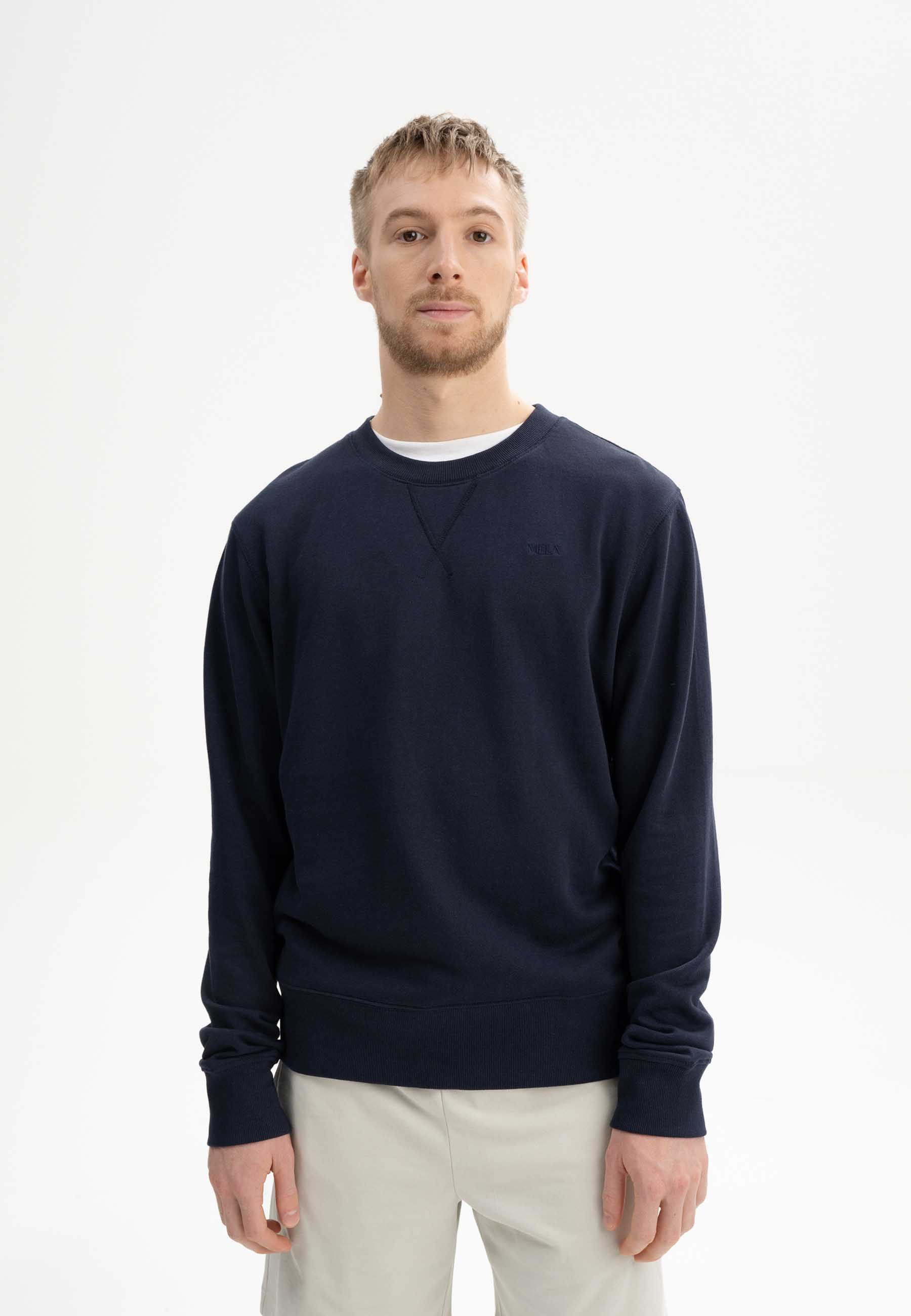 MELA Sweatshirt Sweatshirt Style ADIL Rundhalsausschnitt