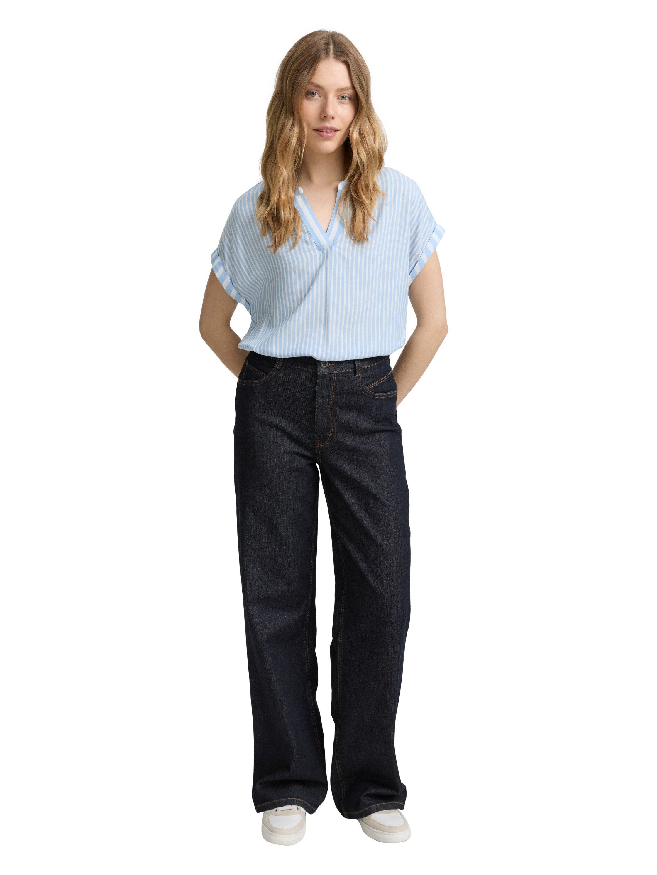 TOM TAILOR Shirtbluse mit Streifen Muster
