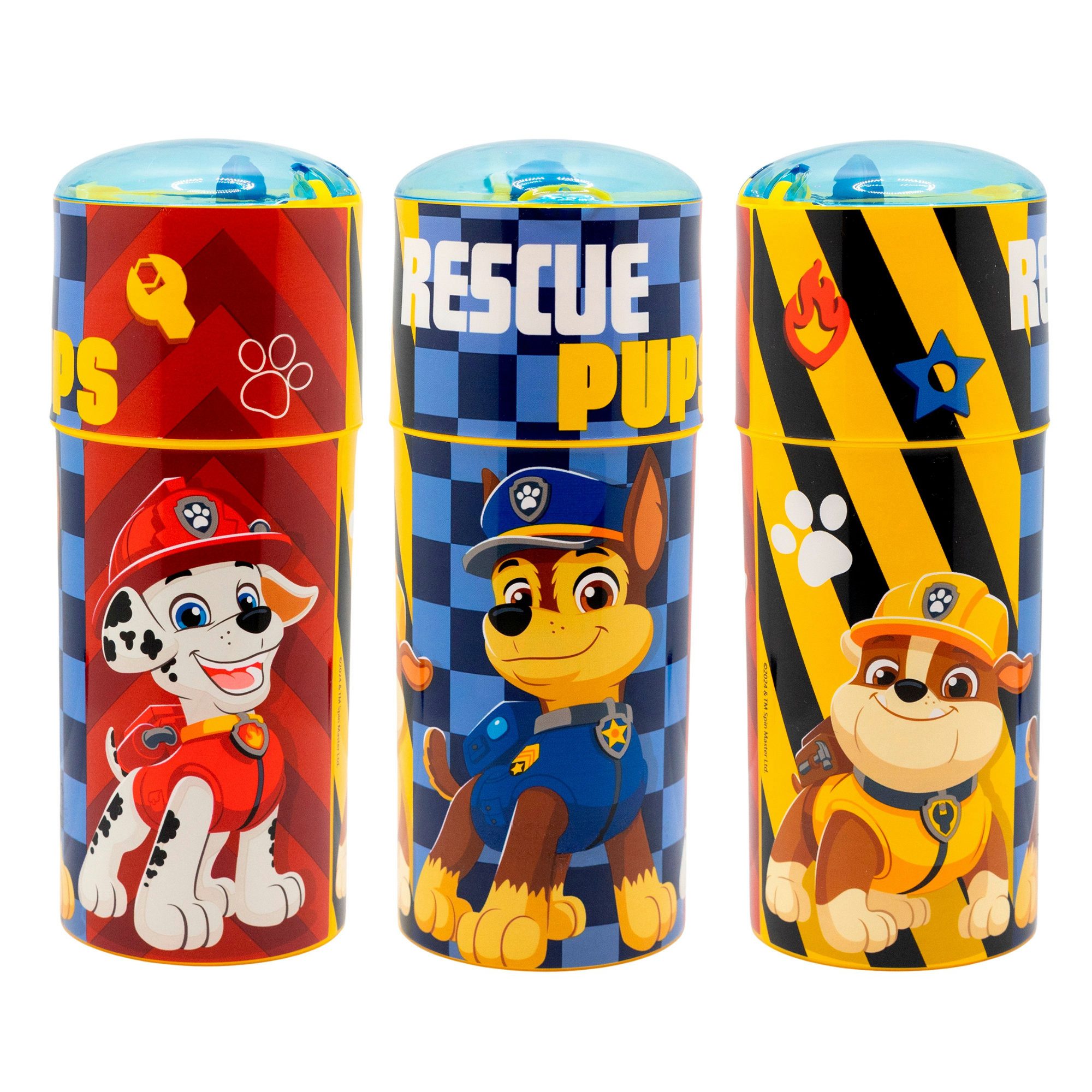 PAW PATROL Trinkflasche Paw Patrol Chase Rubble Marshall Wasserflasche Flasche 350 ml
