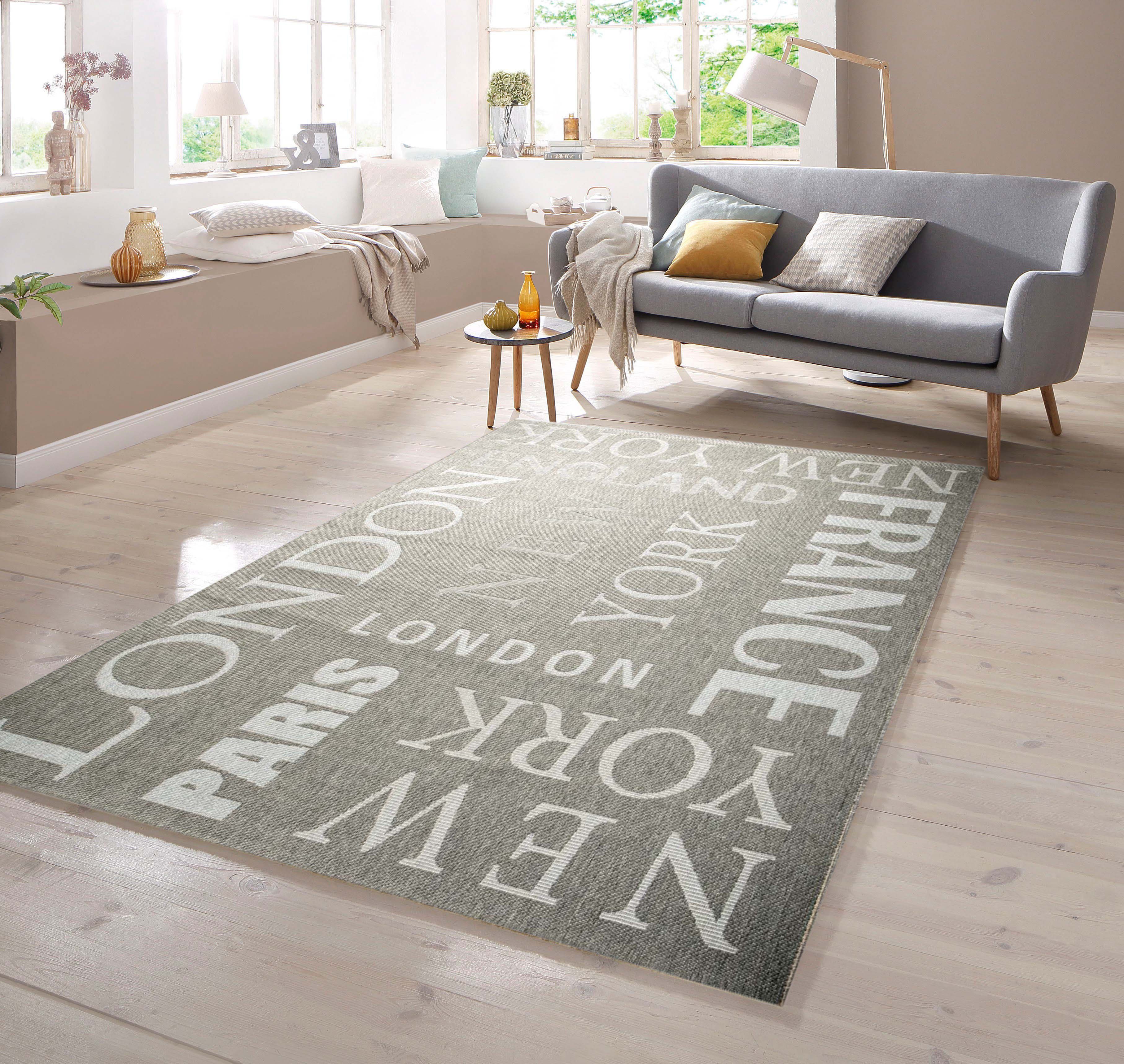 TeppichHome24 Teppich Teppich Sisal Optik City günstig online kaufen