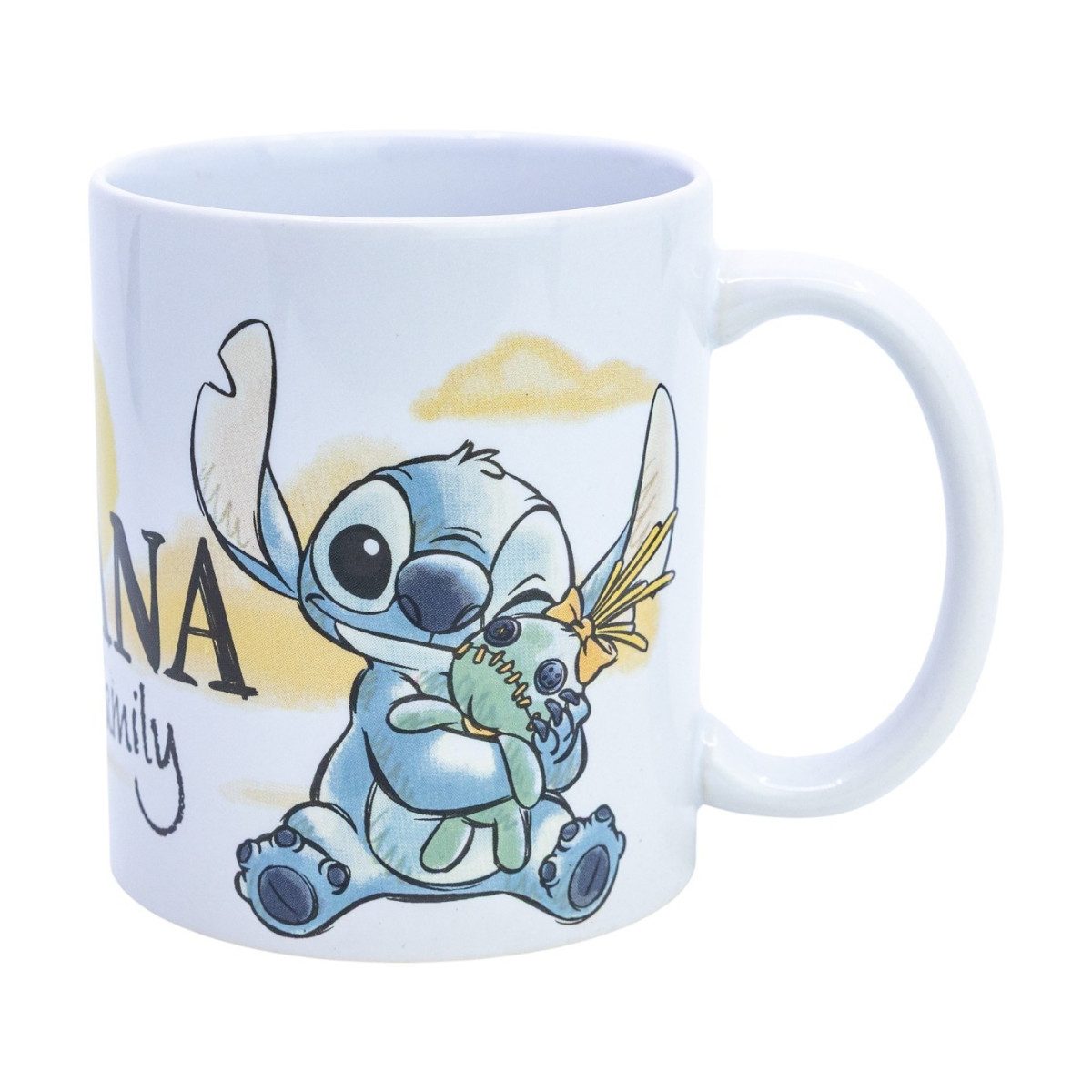 Disney Tasse Stitch 325 ml für Kaffee Tee Kakao und Sammlung, Keramik