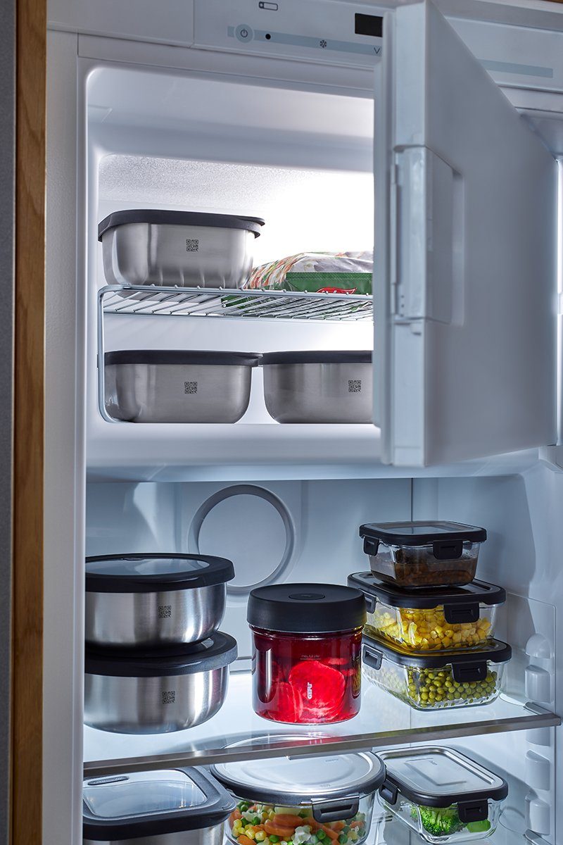 GEFU Frischhaltedose Frischhaltedose PROVIDO 600Ml Edelstahl Vorrats Do