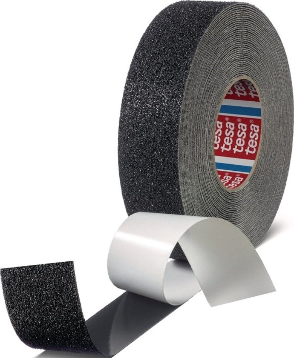 tesa Klebeband TESA Antirutschklebeband extra stark 60954 schwarz 18 m,50mm hochbelas