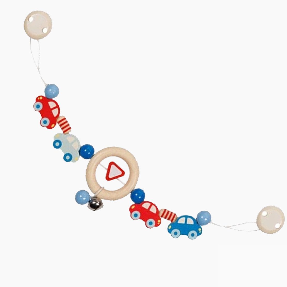 goki Kinderwagenkette Kinderwagenkette Autos (packung, 1-tlg., set), niedliche Kinderwagenkette in dezenten Farben