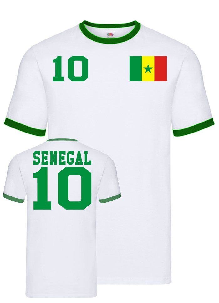 Blondie & Brownie T-Shirt Herren Senegal Afrika Cup Sport Trikot Fußball Football Meister WM