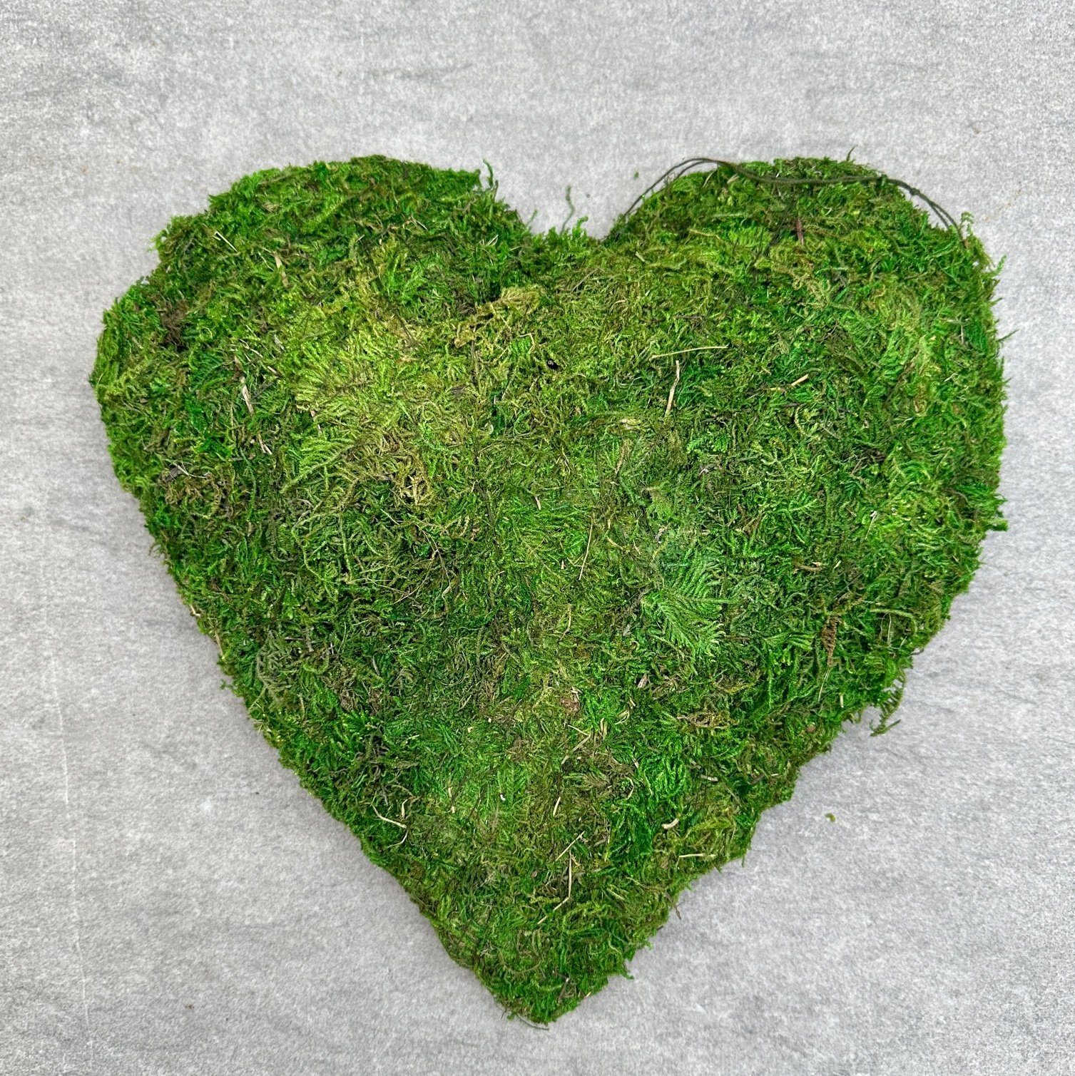 Radami Gartenfigur Moosherz Moos Herz 30cm für Türen Hochzeit Trauer Geburt günstig online kaufen