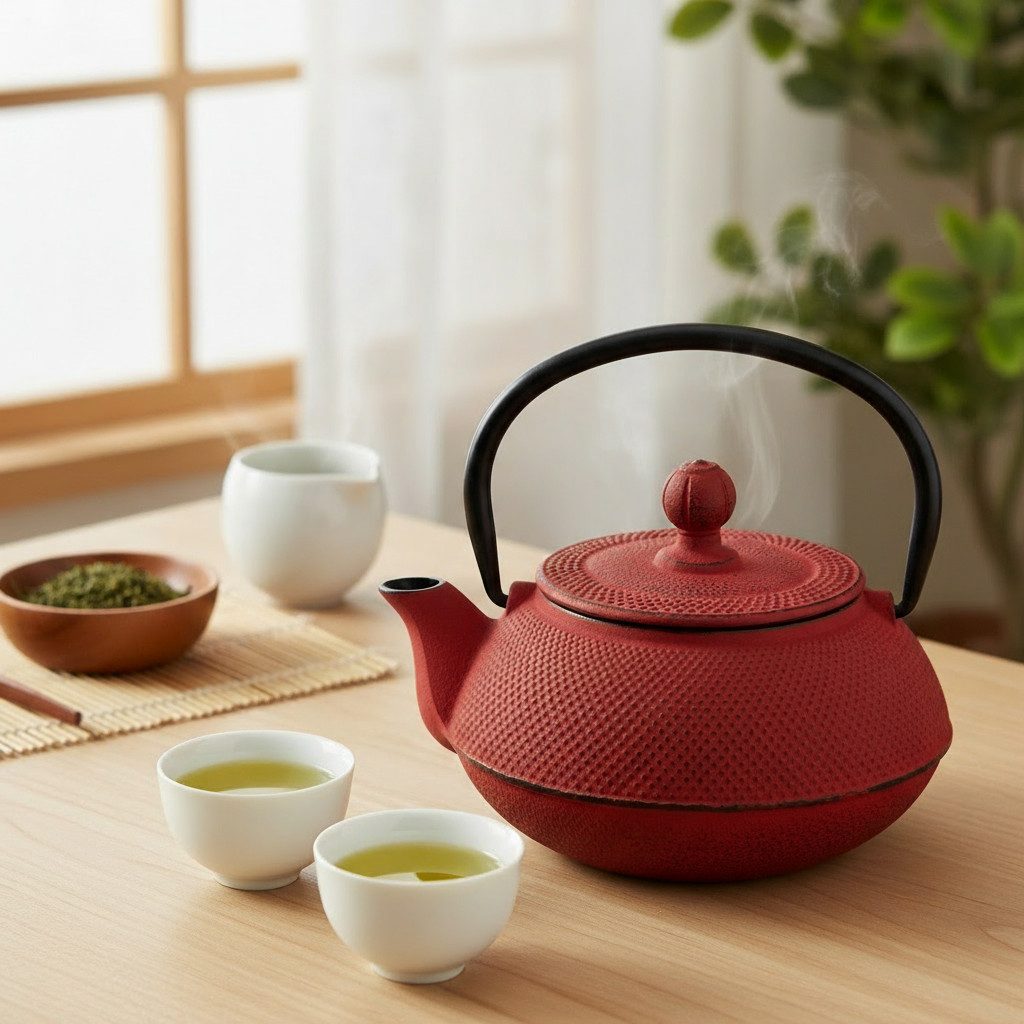 MF Teekanne Teekanne Osaka Gusseisen 600ml Schwarz Gold mit Sieb, (2-St)