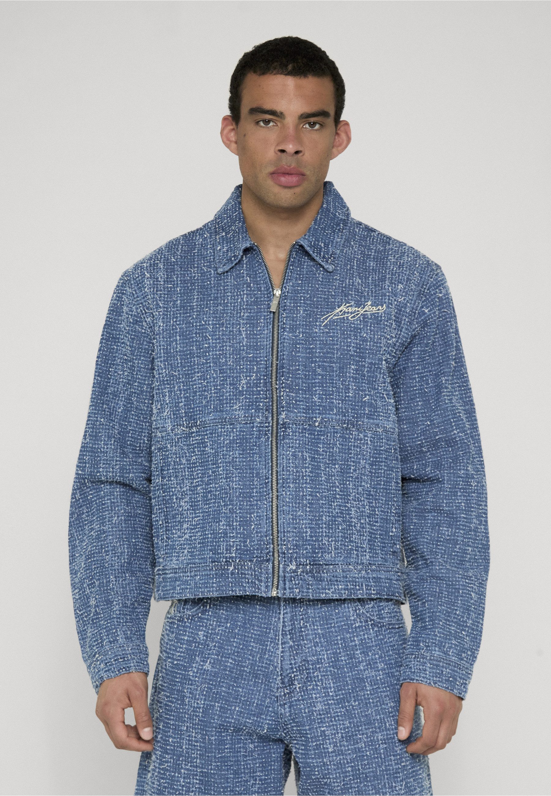 Karl Kani Jeansjacke Karl Kani Kani Jeans Distressed Zip Denim Jacket (1-St) – Bild 3 von 5