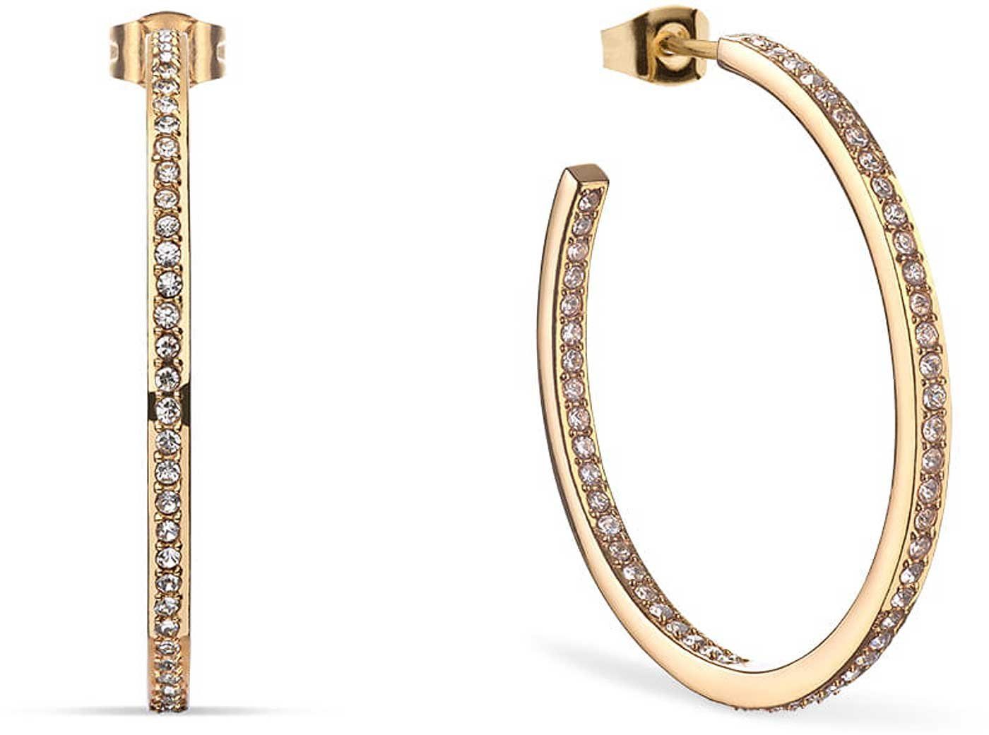 Bering Creolen-Set Kreolen aus Edelstahl mit Steinchen - Bering Jewelry Modell: 731-27-05