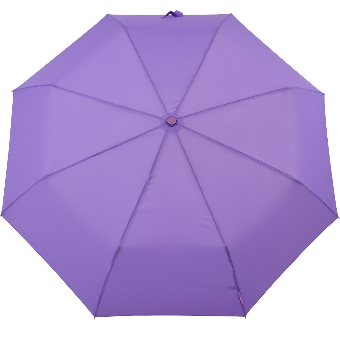 Impliva violett Taschenregenschirm Schirm leichter Handöffner, miniMAX® in Tasche kleiner passt jjede