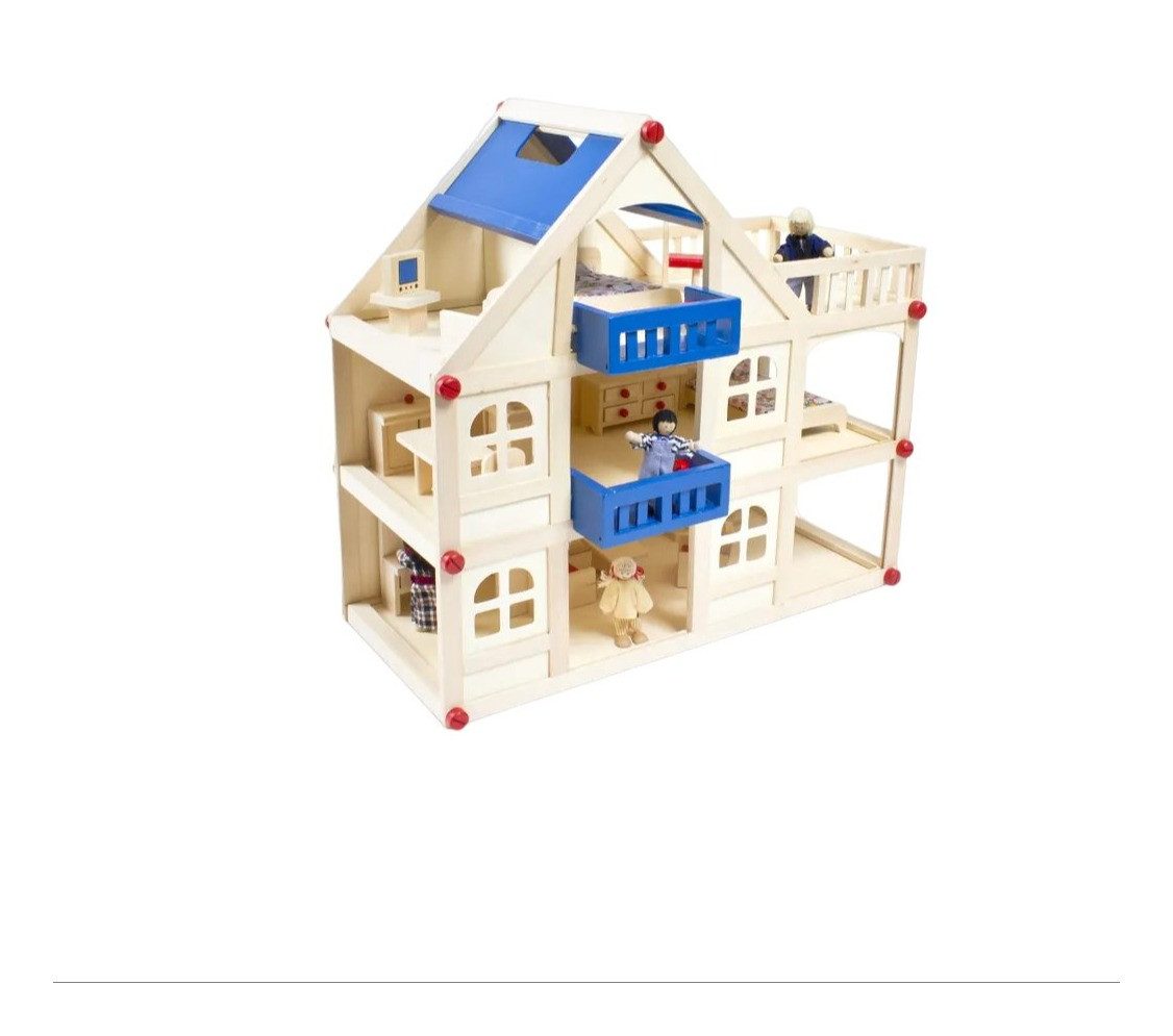 Puppenhaus Holzpuppenhaus