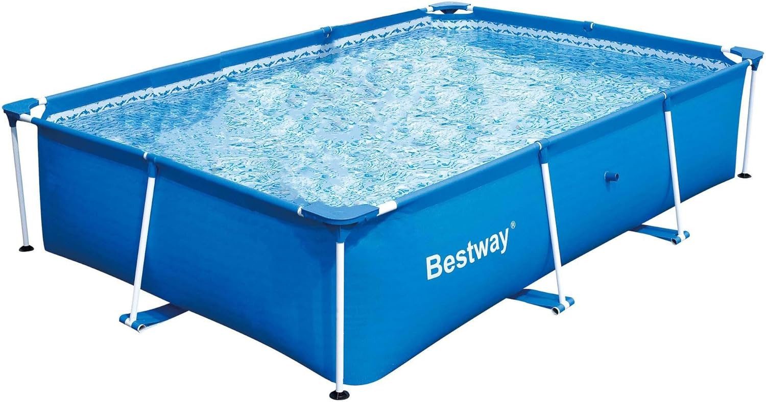Bestway Framepool Stahlrahmenbecken 300 x 201 x 66 cm "Splash Jr.", Blau, Leichter Aufbau, Stahlrohrkonstruktion