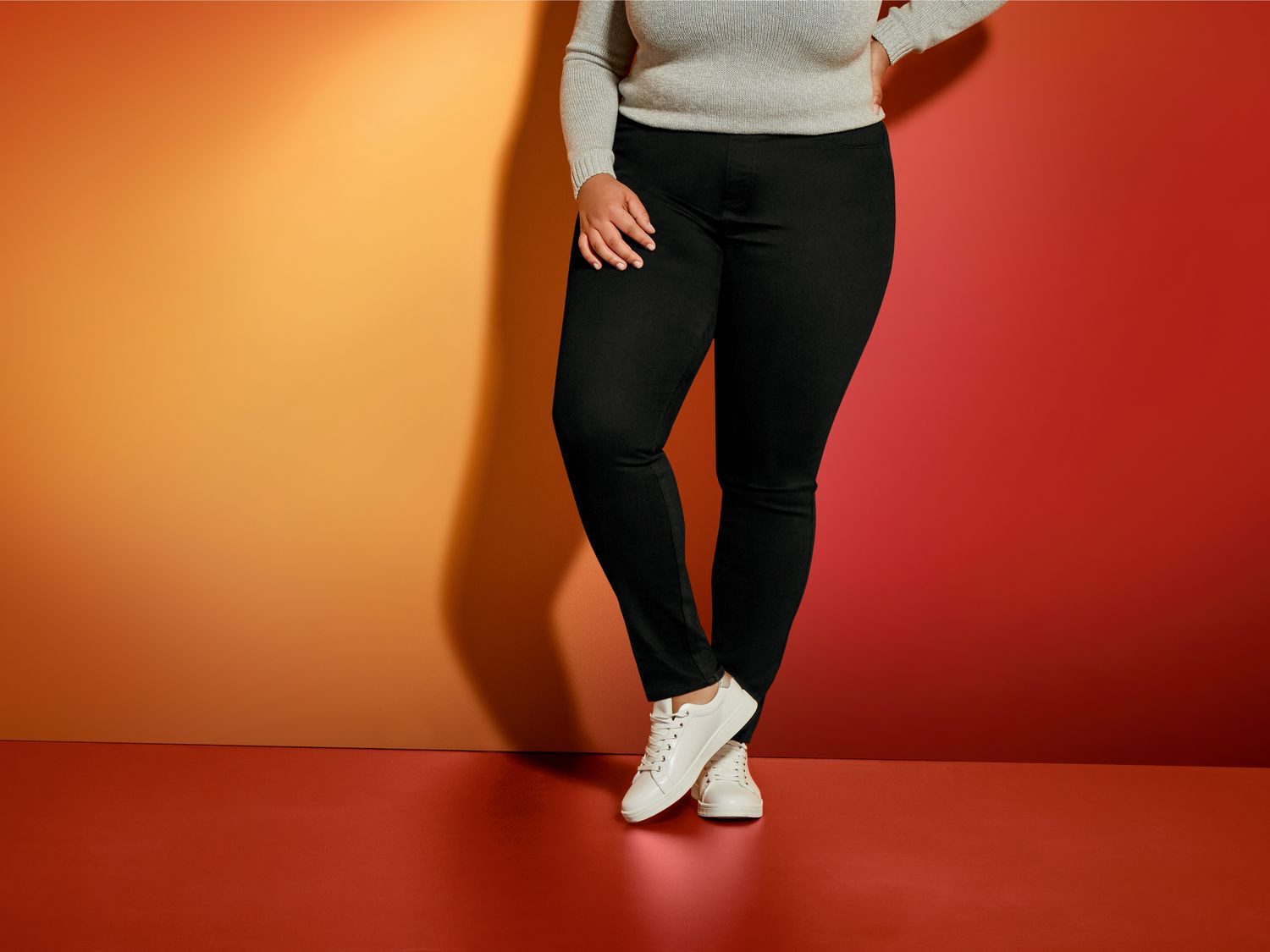esmara Jeggings Esmara Damen Thermo Jeggings Hose Elastisch