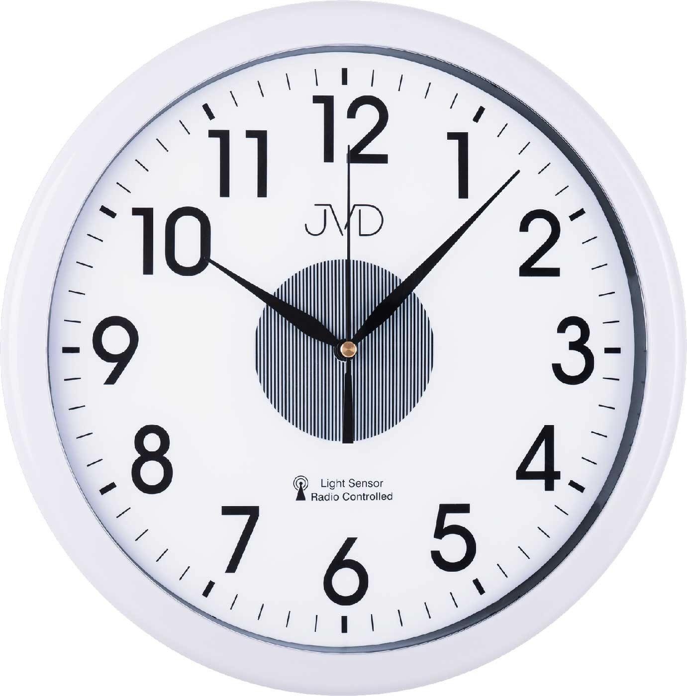 JVD Wanduhr Funkwanduhr mit Lichtsensor - JVD Modell: RH692.1