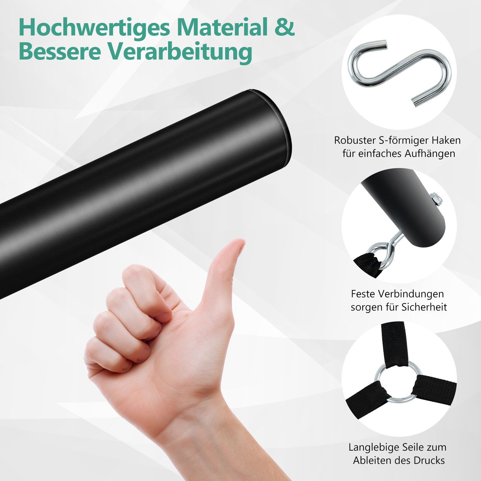 KOMFOTTEU Hängestuhl, Hängesessel Gestell, bis 200kg günstig online kaufen