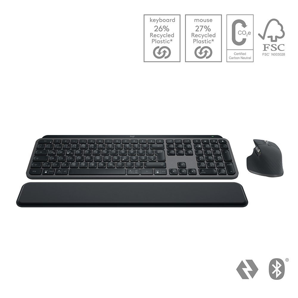 MX Keys S Combo - GRAPHITE - DEU Tastatur