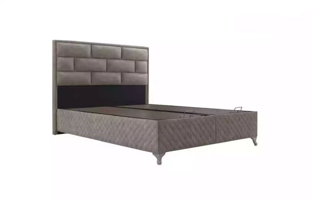 Design Luxus Bett) Bett Holz Doppelbetten JVmoebel Schlafzimmer (1-tlg., Bett Polsterung Hotelmöbel