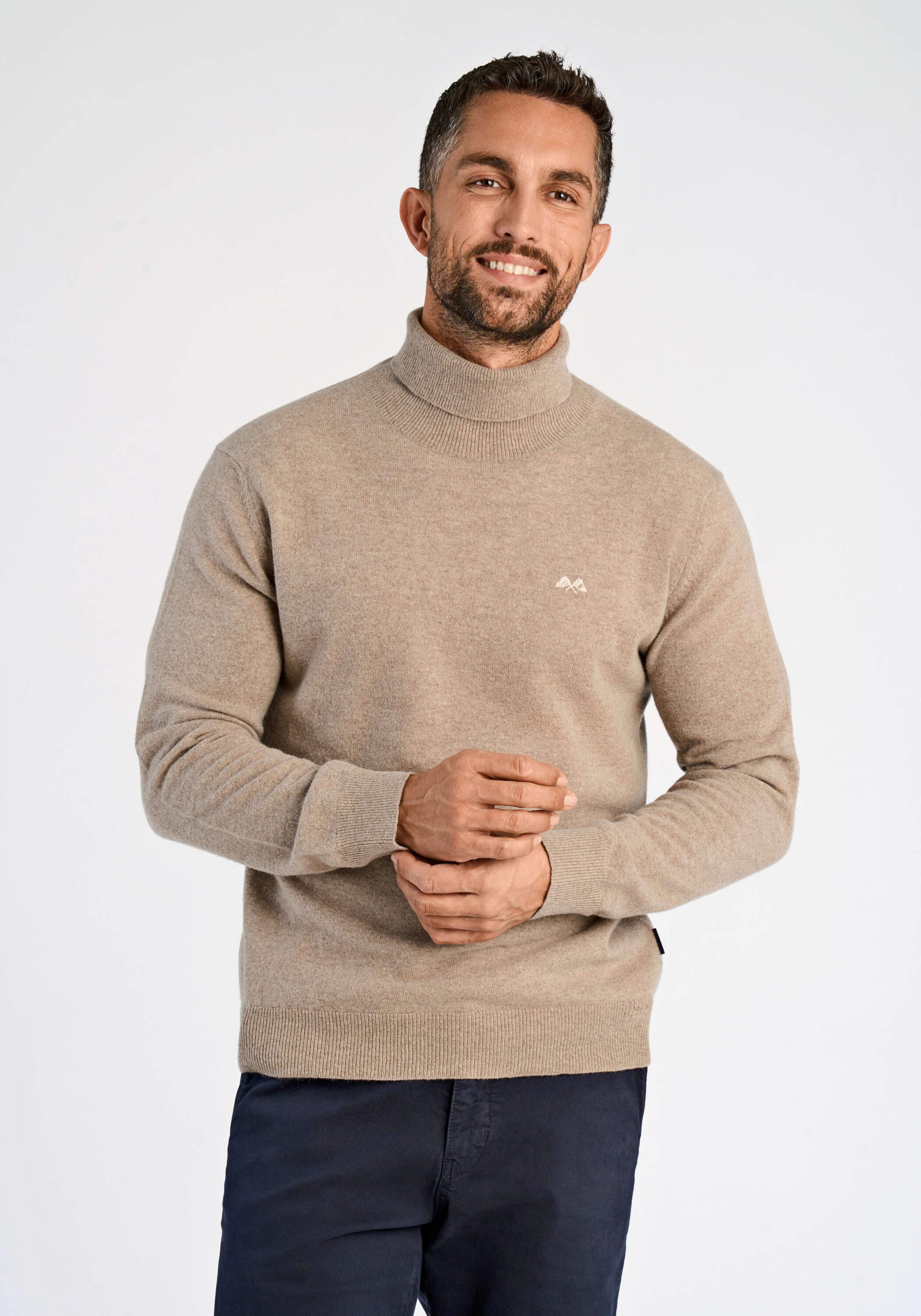 LINDBERGH Rollkragenpullover Rollkragenpulli Relaxed Fit