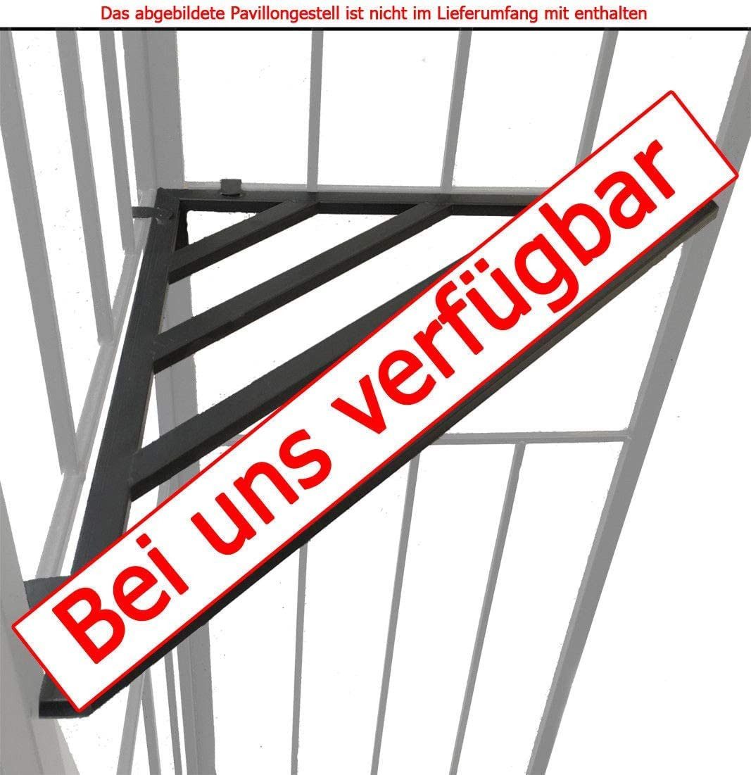 habeig Grillpavillon Pavillongestell Metall Pavillon 3x3m Ersatzgestänge Ersatzgestell, 300 cm breit