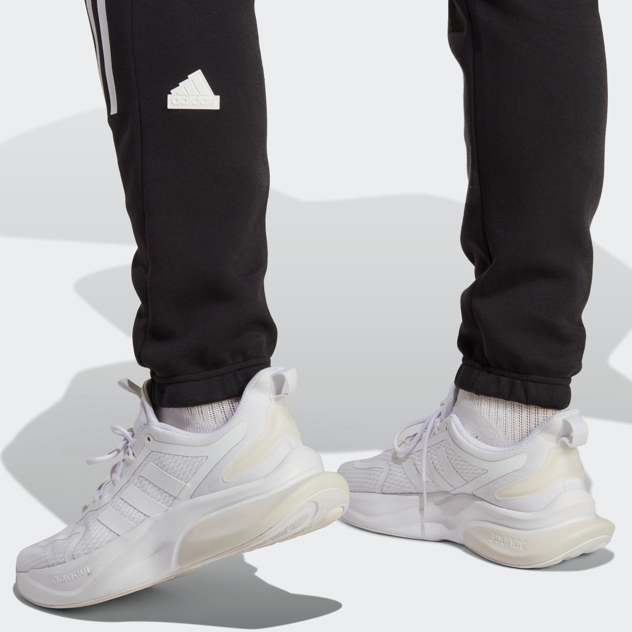 3STREIFEN Sporthose Sportswear / FUTURE HOSE White (1-tlg) Black ICONS adidas