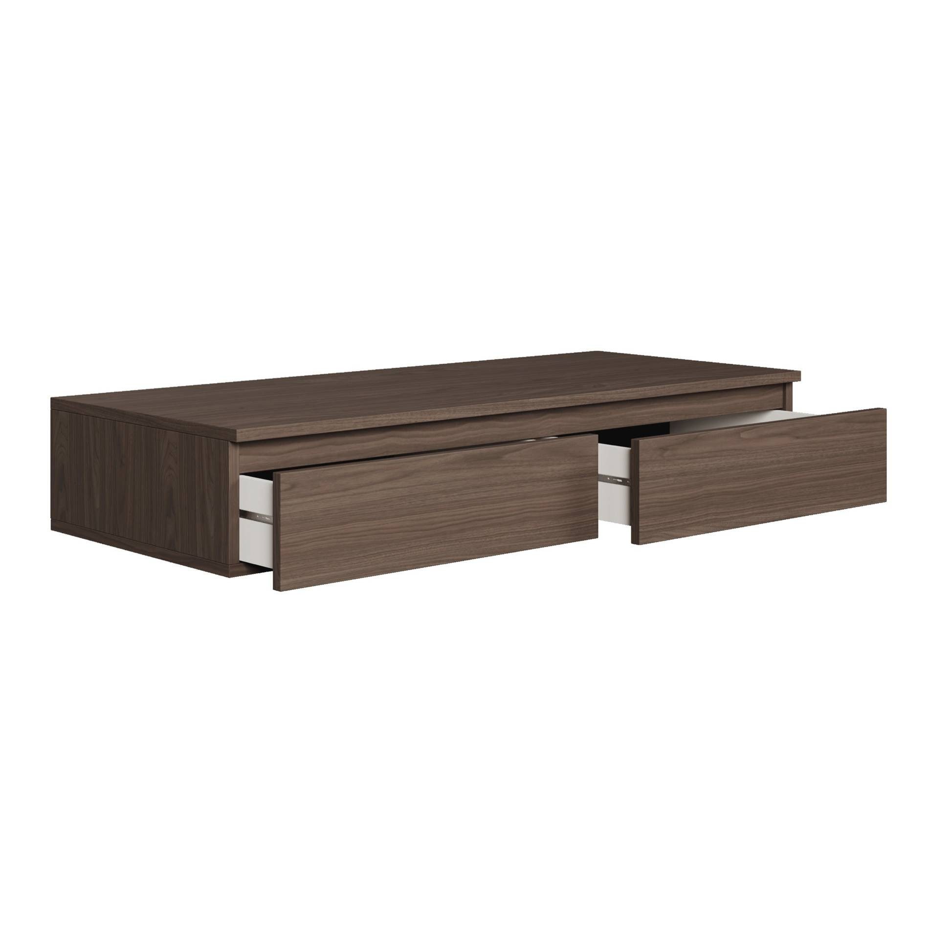 Selsey Schminktisch BEMMI, Hängeschreibtisch Schminktisch mit 2 Schubladen 120 cm breit