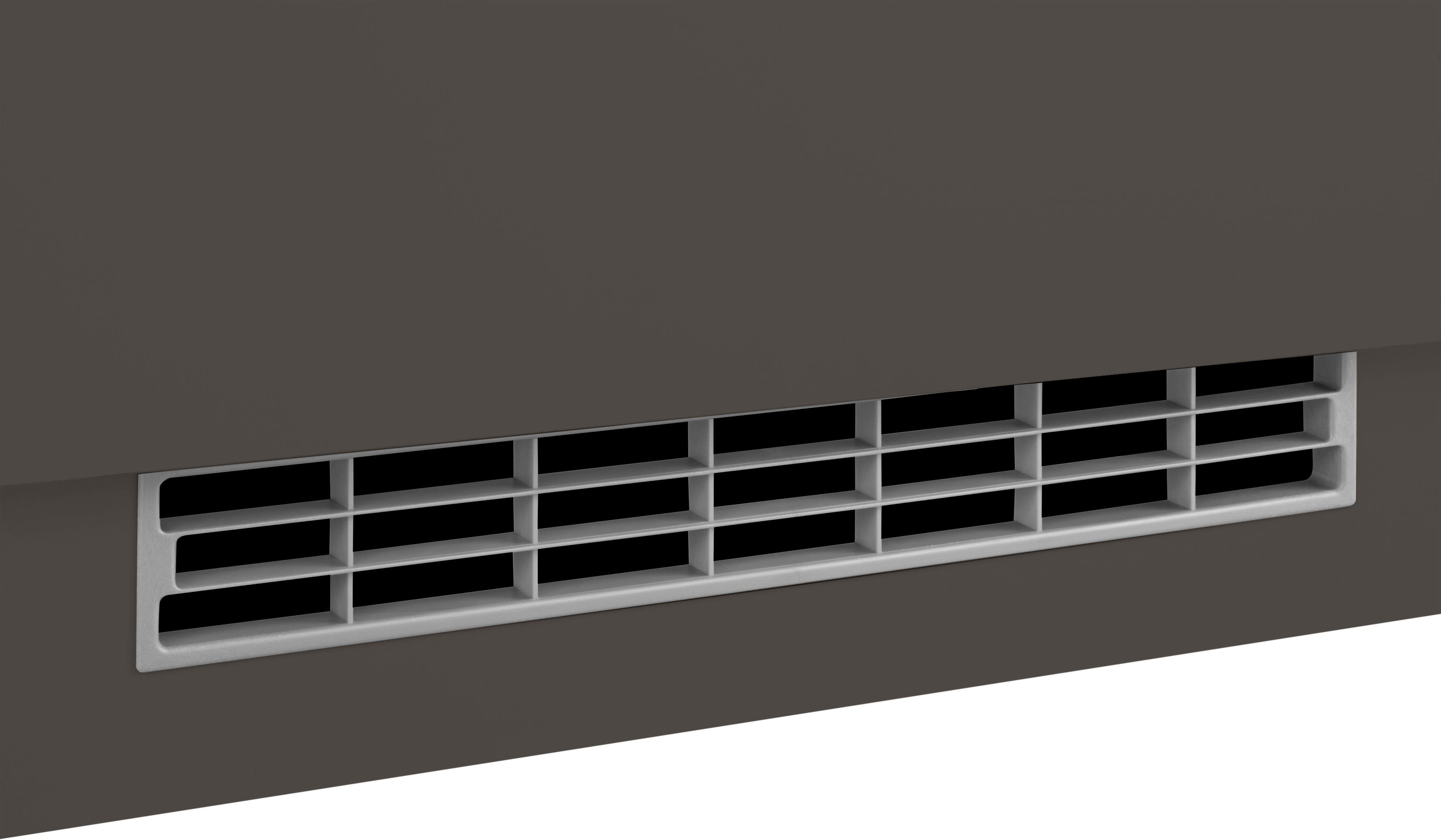 HELD MÖBEL Kühlumbauschrank Virginia für grau Hochglanz | B/H/T: cm 200 hoch, 60 cm breit, 56/178/55 cm Kühlschrank grafit Nische