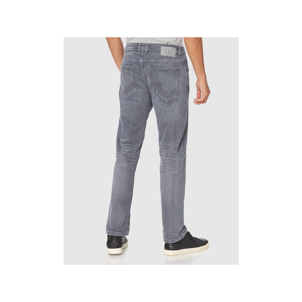TOM TAILOR 5-Pocket-Jeans (1-tlg) grau