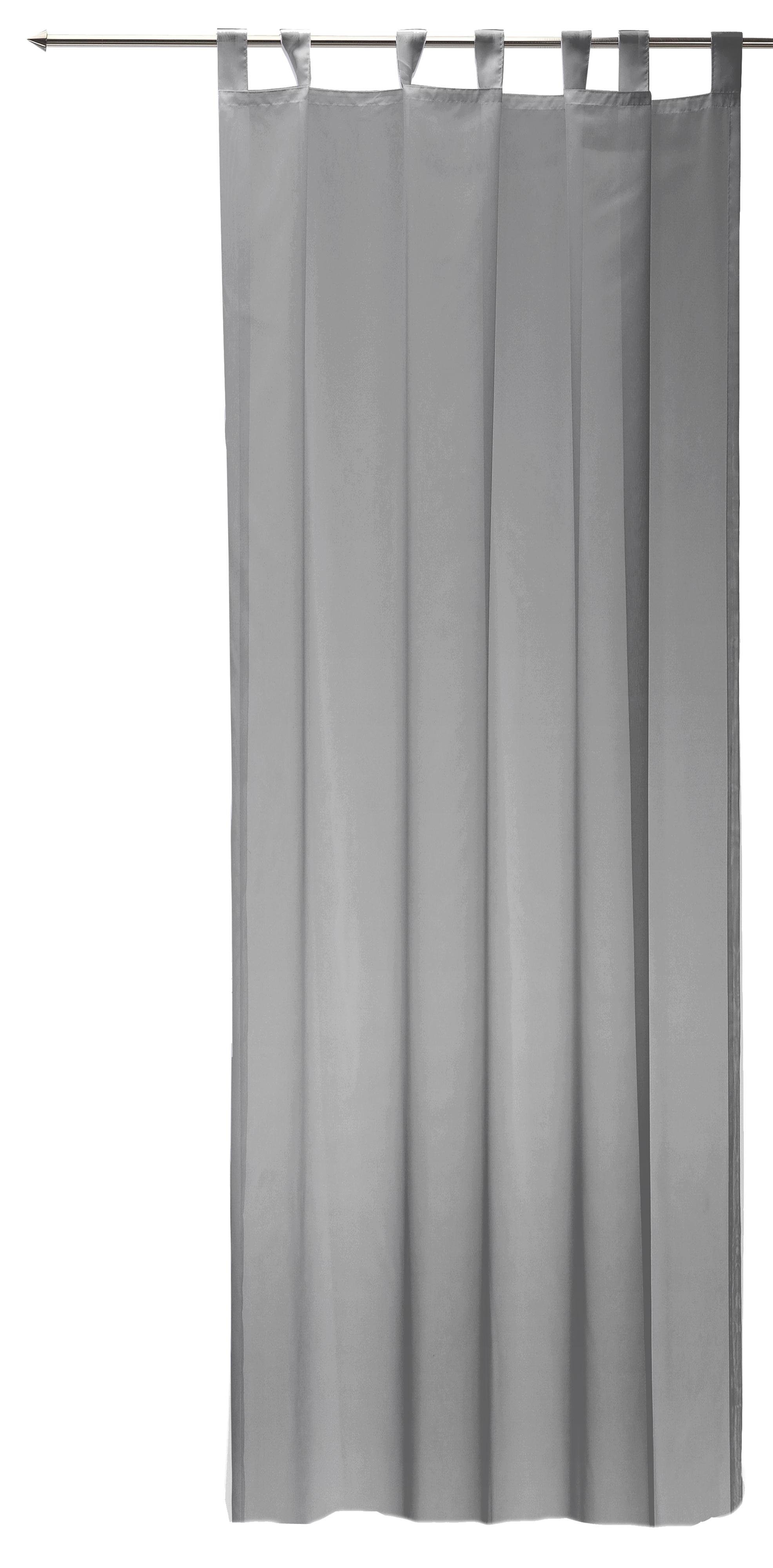 Gardine Vorhang transparent Kräuselband und Schlaufen 140x245 cm Voile Gardine