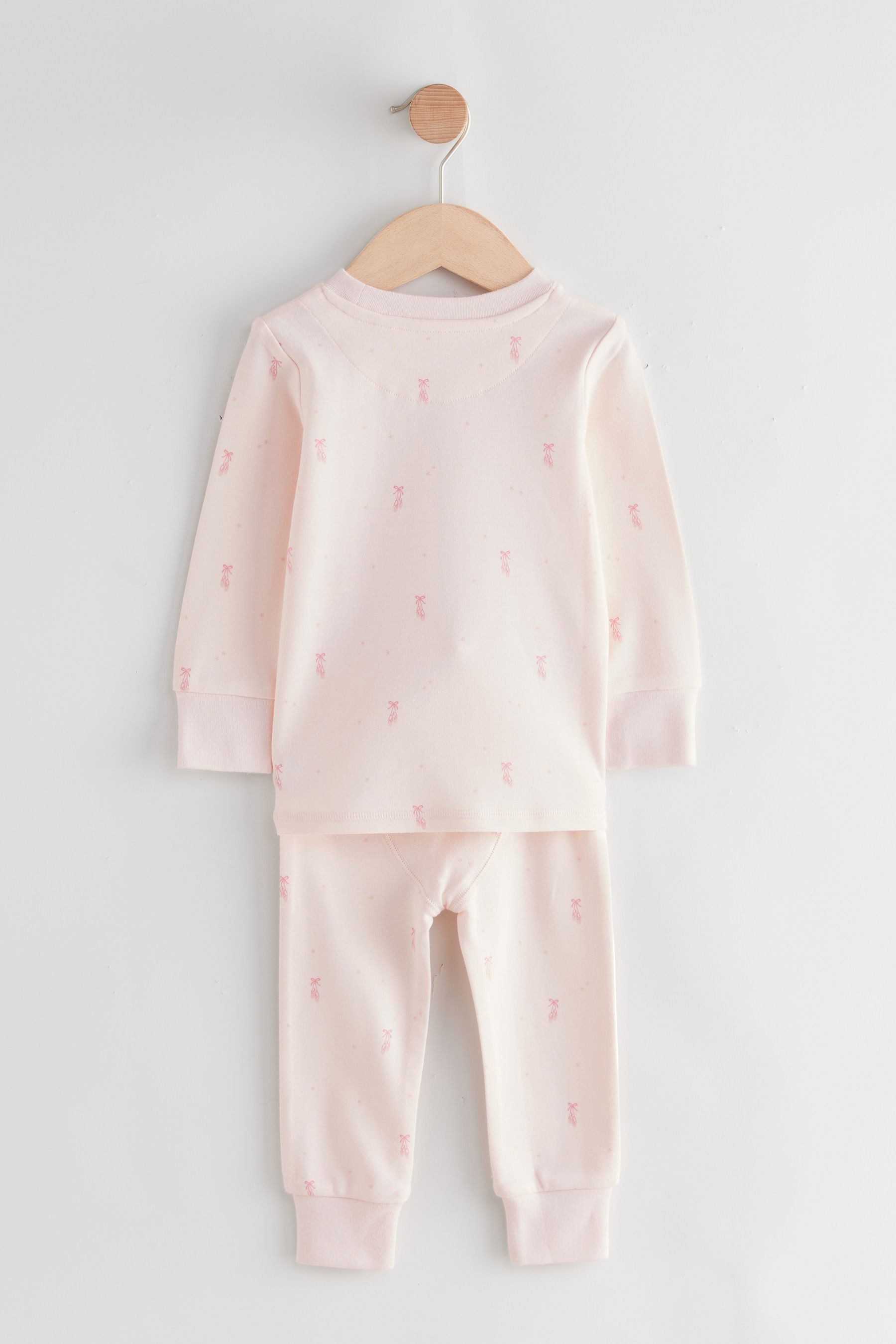 Next Pyjama Ballerina-Schlafanzug aus Baumwolle, 3er-Pack (6 tlg) – Bild 4 von 5