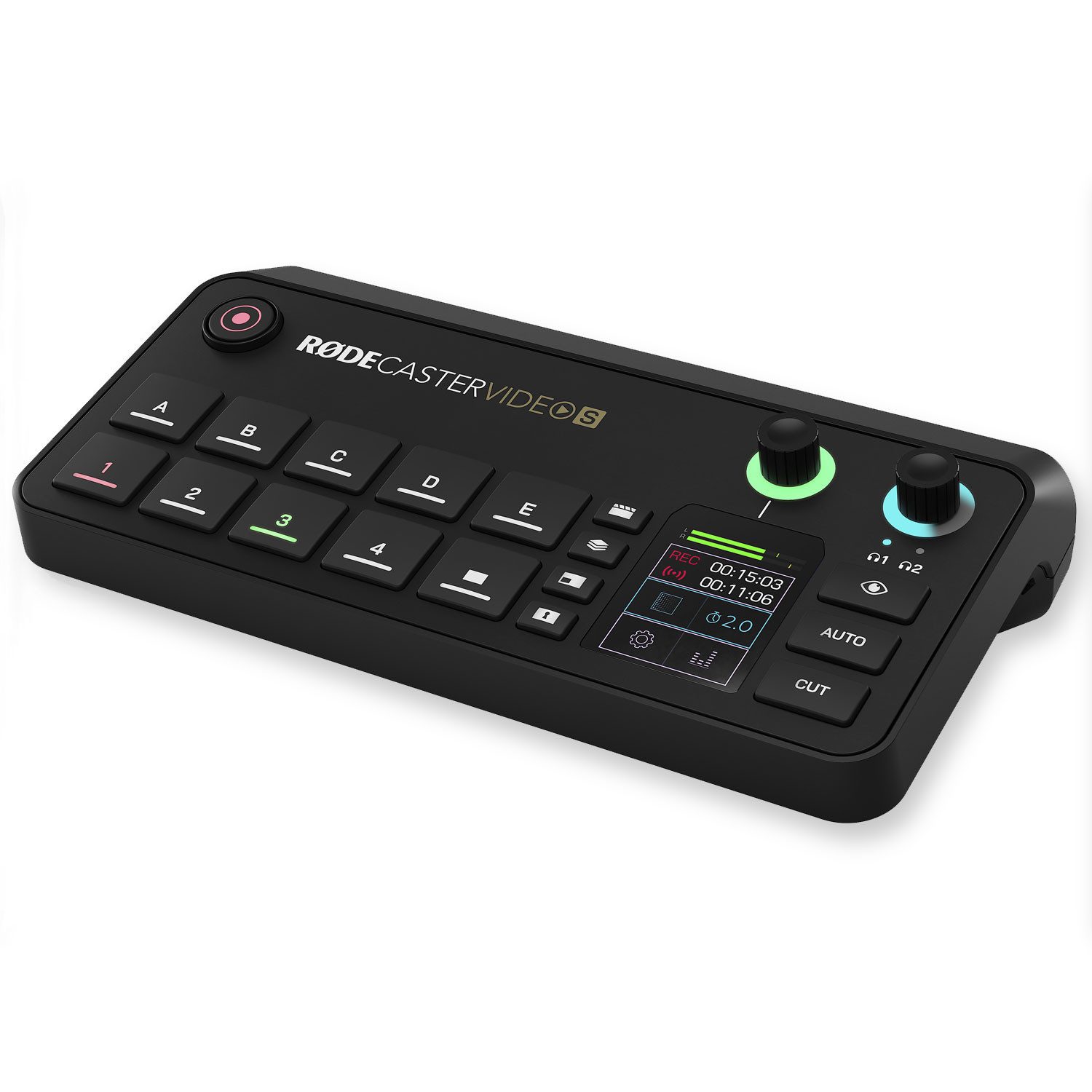 RØDE Rode Rodecaster Video S Konsole für Audio- und Videoproduktion Digitales Aufnahmegerät (Video- Audiokonsole)