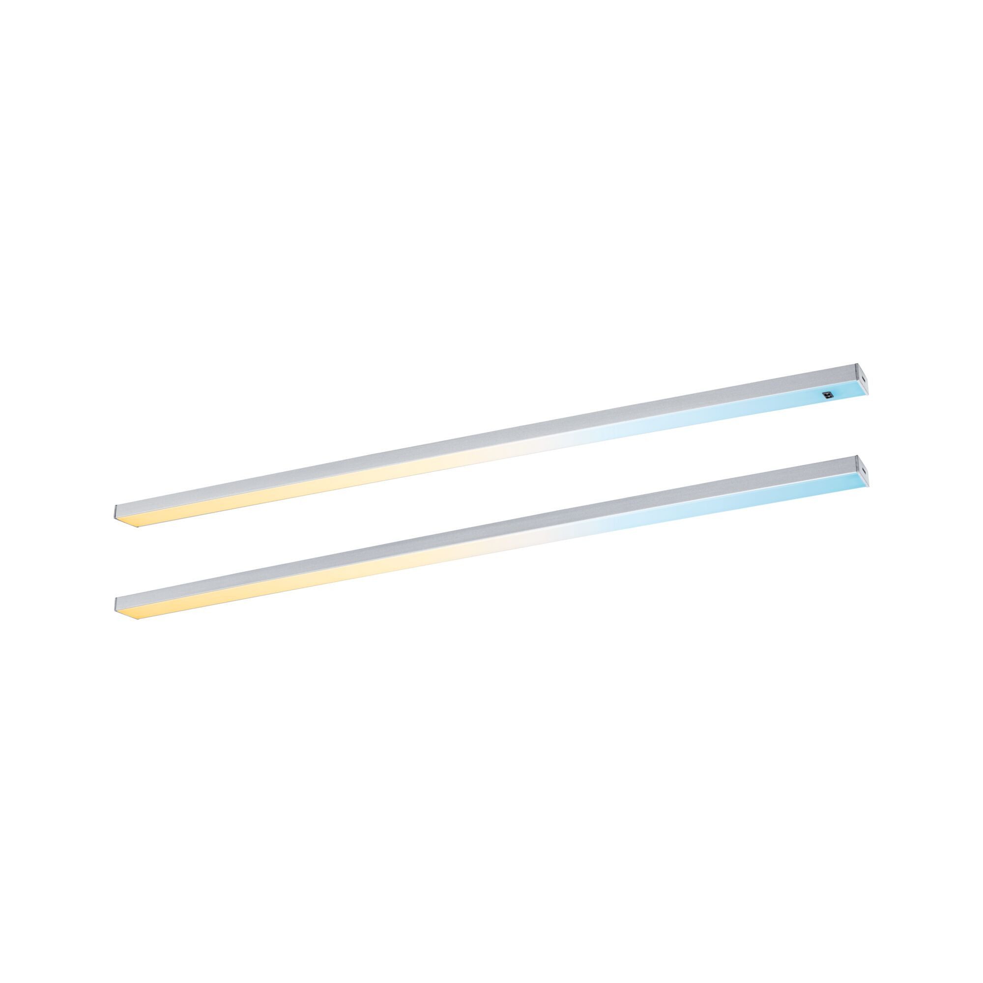 Paulmann LED Unterbauleuchte 98617, im Lieferumfang enthalten, Aluminium