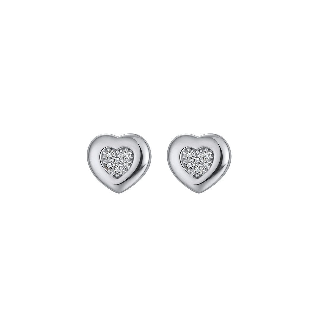 Suzan Gold Paar Ohrstecker Suzan Gold® Vergoldete 925 Silber Herz Ohrstecke günstig online kaufen