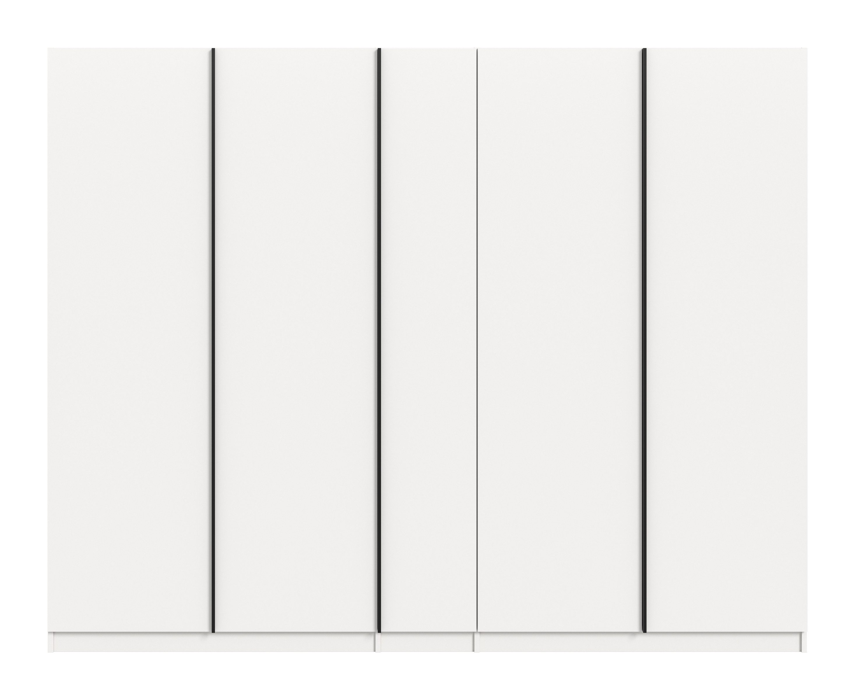 freiraum Kleiderschrank Kleiderschrank >Oakland< in Weiß - 230x183x53cm (BxHxT) in Weiß - 230x183x53cm (BxHxT)