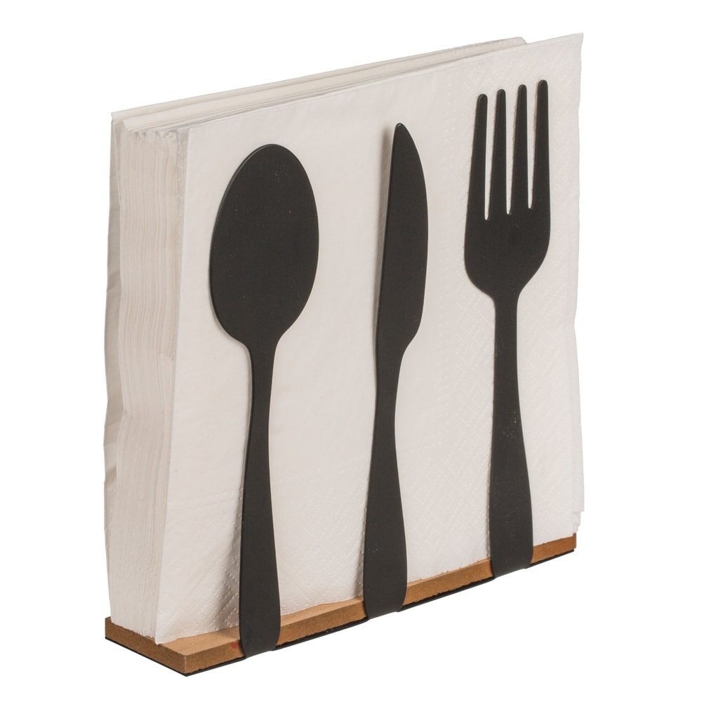 Out of the Blue Dekofigur Serviettenhalter - Besteckform - schwarz/braun - günstig online kaufen