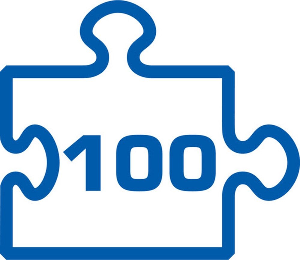 Brilliant Tools Bit-Set, 100-St., Satz, 100-teilig