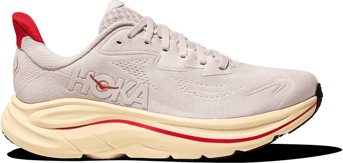 Hoka One One W Clifton 10 - Damen Laufschuh - Stucco/Cerise Laufschuh