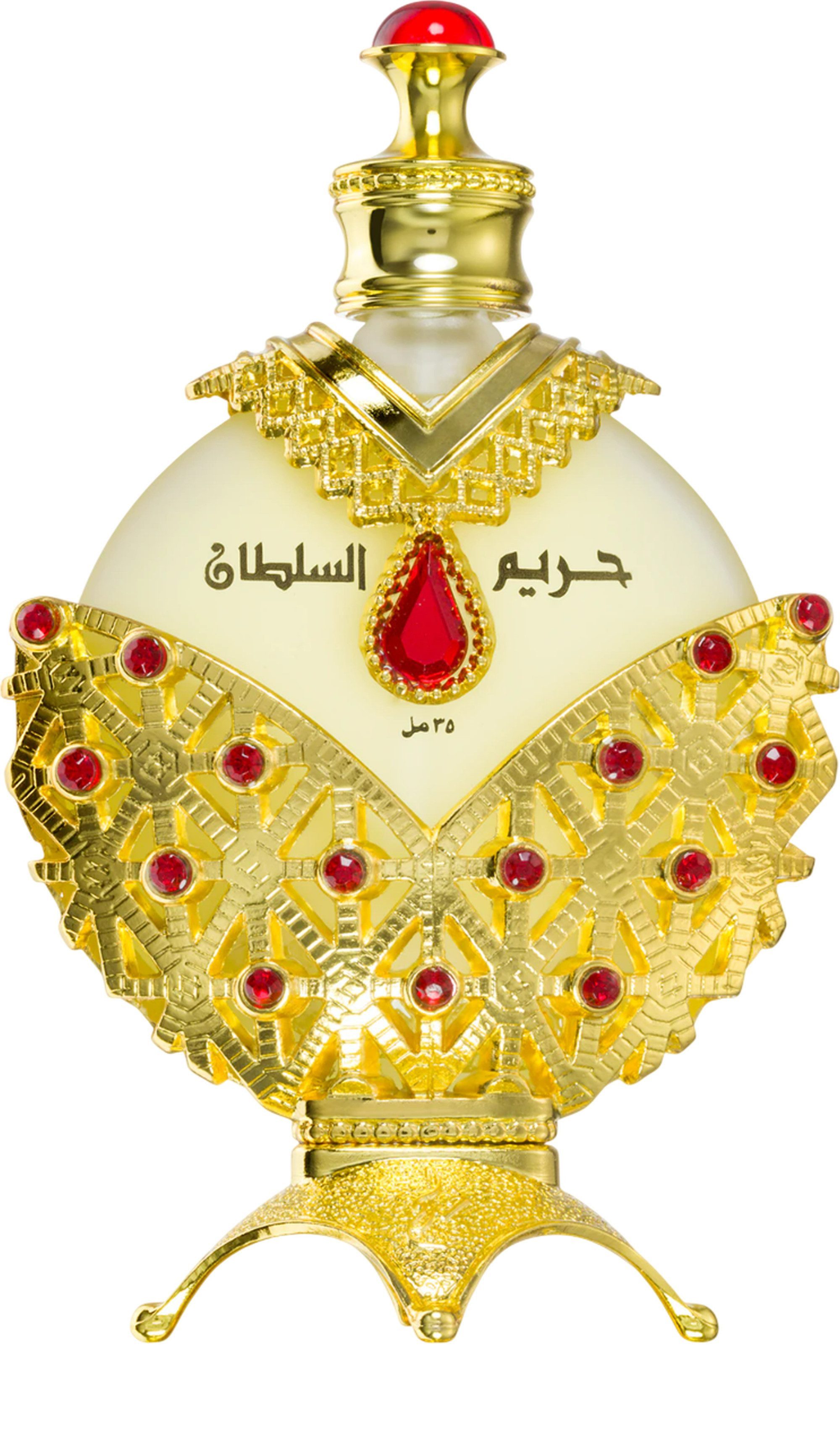 Khadlaj Duft-Set Hareem Al Sultan Gold Damen Herren Parfum Spray, Fruchtig-blumiger Duft mit Bergamotte, Moschus und Sandelholz