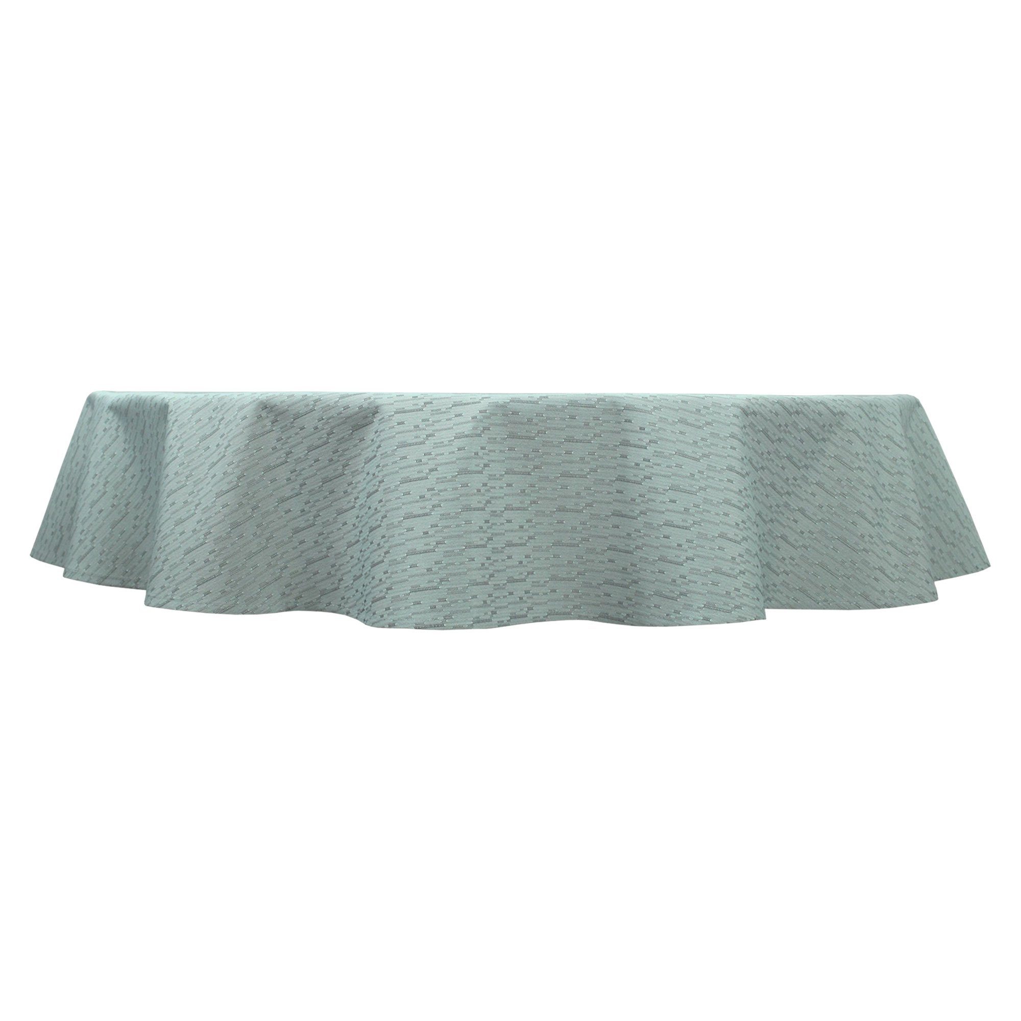 Tischdecke Tischdecke Outdoor ø 145 cm rund Jacquard wasserabweisend Garten Terra