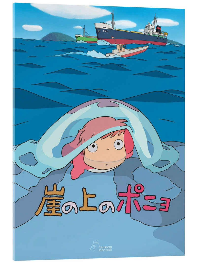Posterlounge Acrylglasbild Vintage Entertainment Collection, Ponyo - Das große Abenteuer am Meer (japanisch)